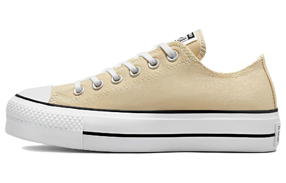 Converse Women's Chuck Taylor All Star Lift Platform Canvas Low 'Oat Milk' Women's