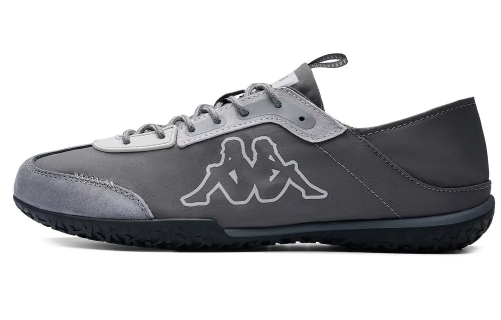 Kappa Back to Back Anti Slip Wear Resistant Low Top Casual Shoes Unisex Gray