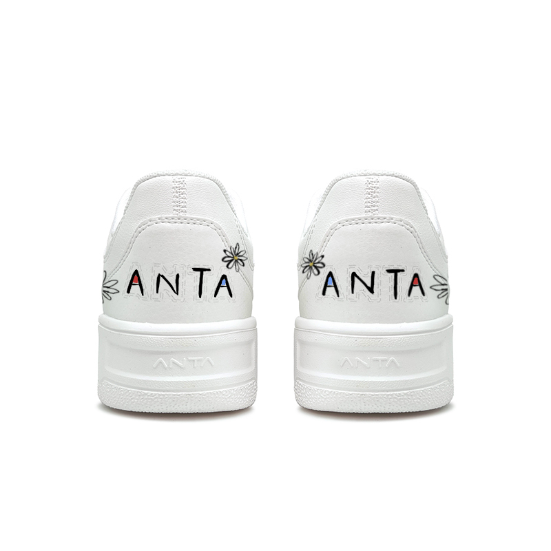 Anta Relaxed Wear resistant And Lightweight Low Top Skateboard Shoes Women's Black White купить в интернет-магазине Yoocart с быстрой доставкой по России.