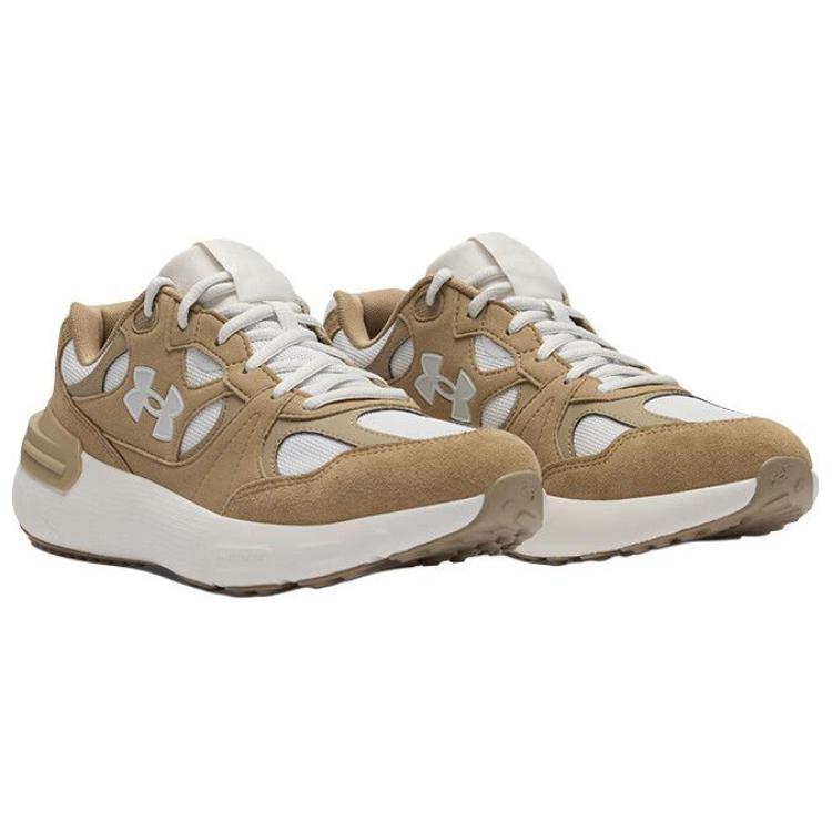 Under Armour Phantom Lu Anti-Slip Wear-Resistant Low-Top Casual Shoes Unisex Brown White