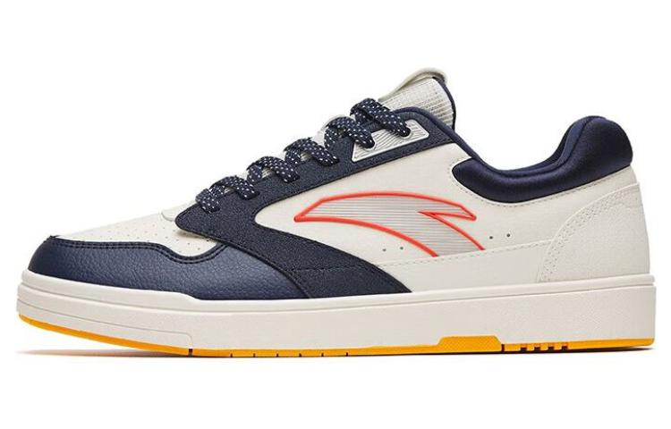 Anta Durable Breathable Low-Top Skateboard Shoes Men's Ink Blue