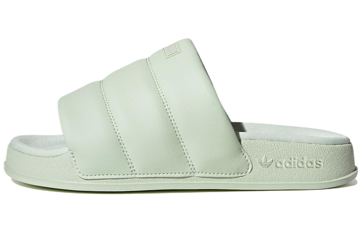 Adidas Adilette Essential Slide 'Linen Green' Women's