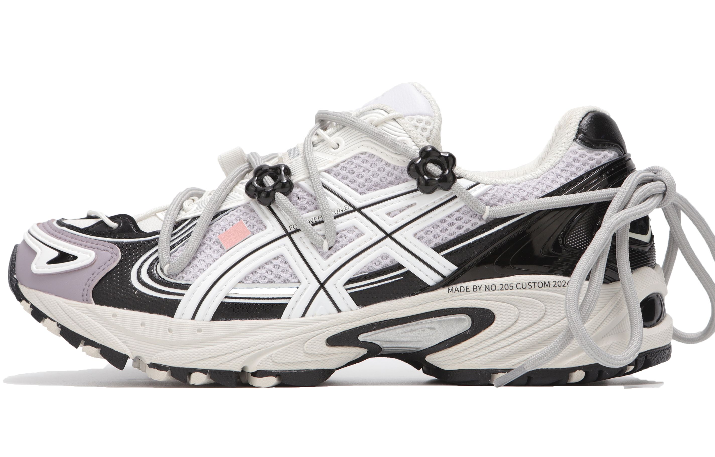 ASICS Gel Kahana TR V4 Abrasion Resistant Slip Resistant Low top Casual Shoes Unisex White Purple
