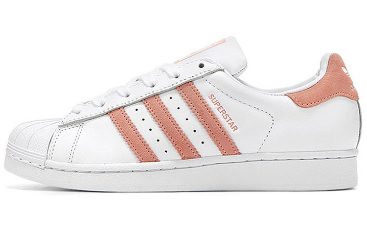 Adidas Originals Superstar White Glow Pink Women's