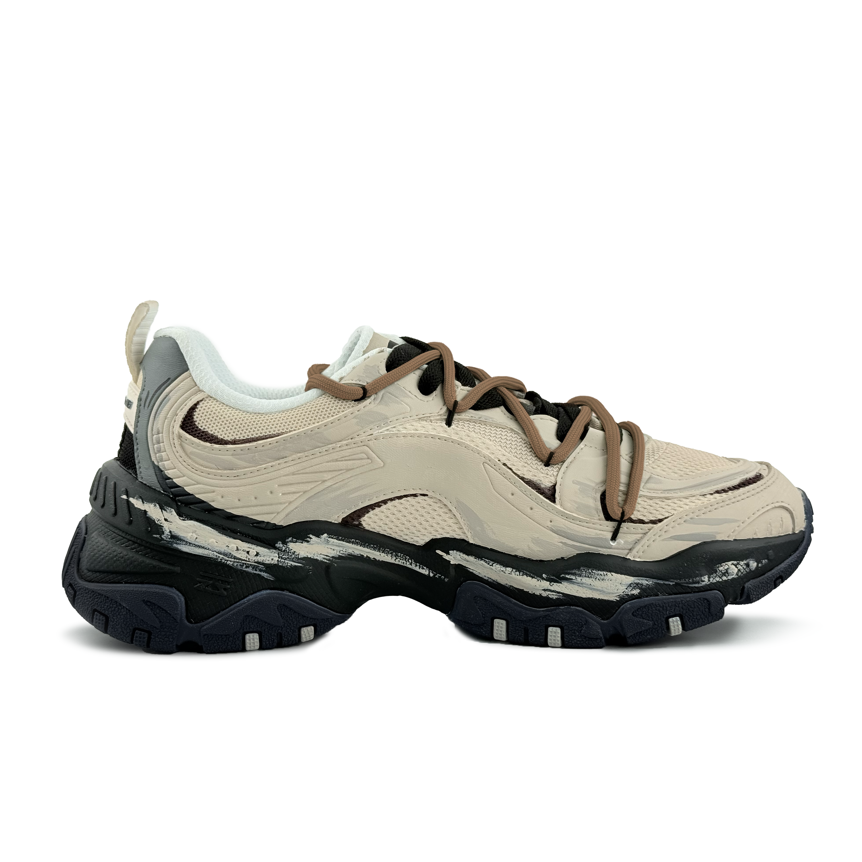 LiNing Brown Sugar Shock Absorbers Slip Resistant Abrasion Resistant Low top Casual Shoes Unisex