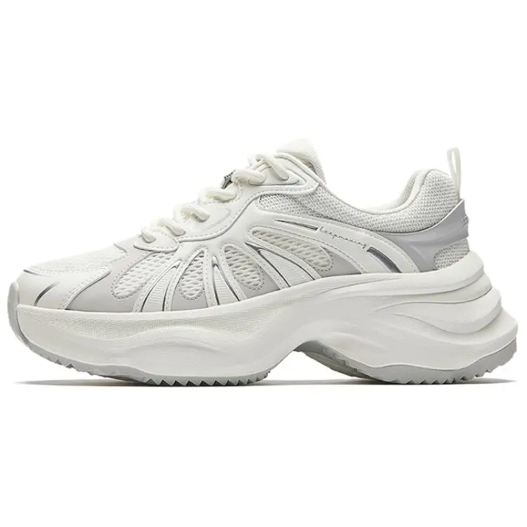 Anta Butterfly Wings Abrasion Resistant Breathable Height Increasing Low top Chunky Sneakers Women's