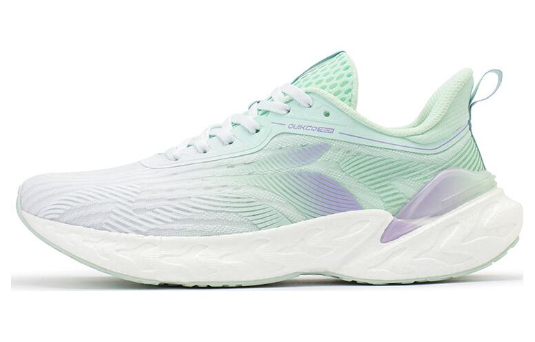 361° Popping Foam 3.0 Super-Light Cushioning Anti-Slip And Wear-Resistant Low-Top Running Shoes Men's Green Purple