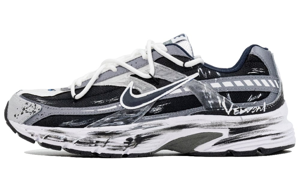Nike Initiator Shock Absorbers Low Top Running Shoes Men's Black White