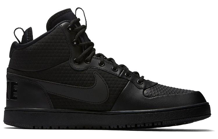 Nike Court Borough Mid Winter Triple Black купить в интернет-магазине Yoocart с быстрой доставкой по России.