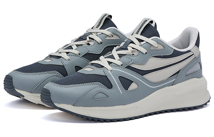 361° Abrasion Resistant Low Top Sports Casual Shoes Men's Smoke Gray