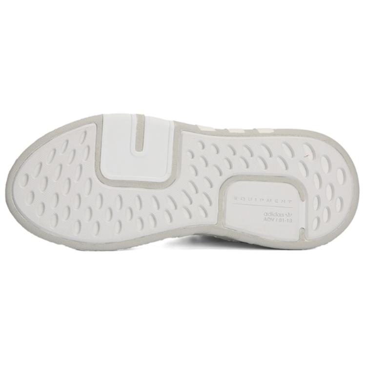 Adidas Originals Eqt Bask Adv Anti Slip Wear Resistant Mid Top Casual Shoes Women's White
