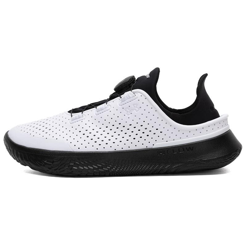 Under Armour Ua Flow Slipspeed Anti-Slip Wear-Resistant Low-Top Training Running Shoes Unisex White Black