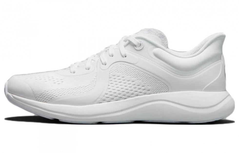 Lululemon Chargefeel Abrasion Resistant Breathable Lightweight Rebound Low Top Casual Running Shoes Women's White