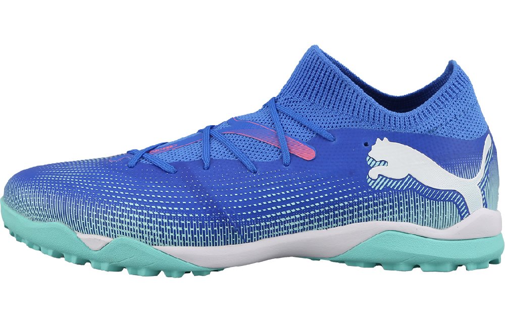 PUMA FUTURE 7 MATCH Soccer Shoes Men's Blue Green