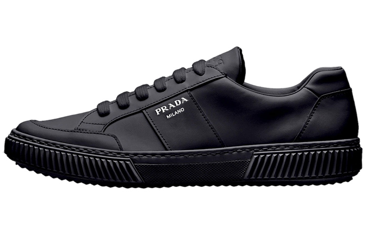 PRADA Stylish Skateboarding Shoes Men's Black