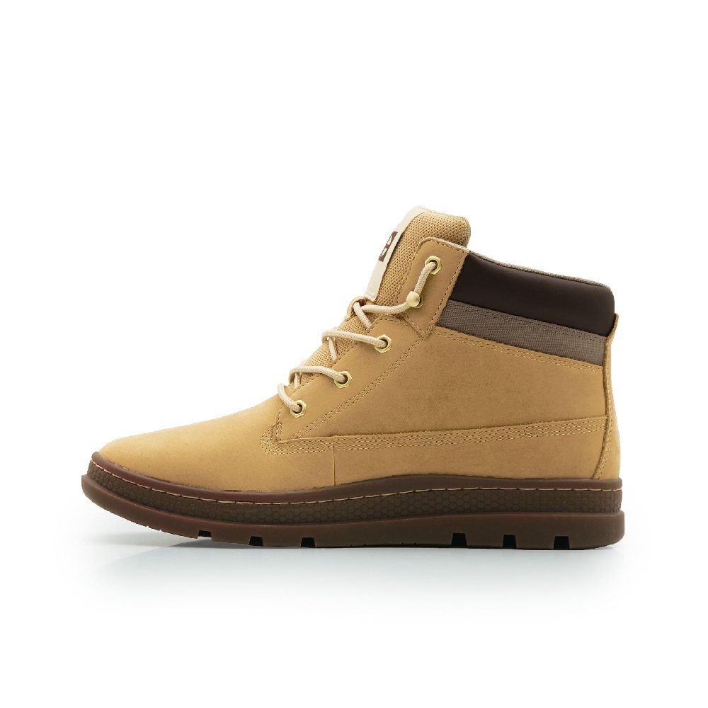 CAT Code Anti-Slip And Wear-Resistant Breathable High-Top Outdoor Shoes Unisex Yellow