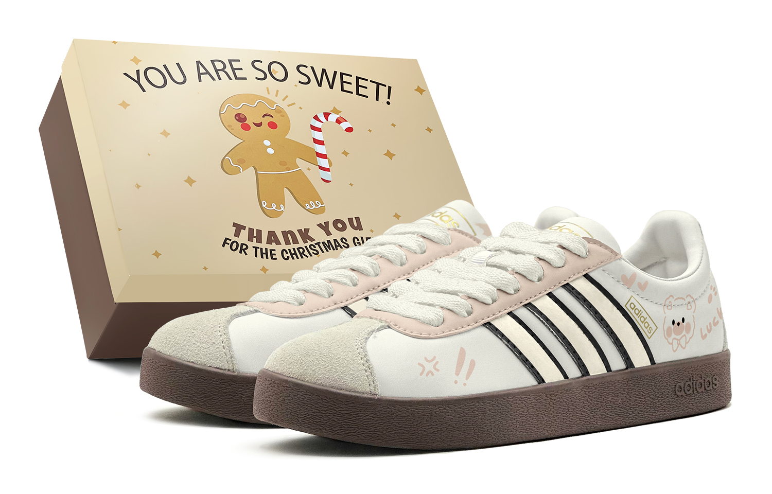 Adidas Vl Court Classic Skateboard Shoes Unisex Low top Yellow