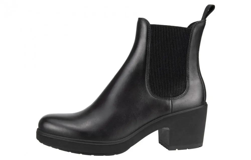 Ecco Knee High Chelsea Boots 5.5cm Women's Black
