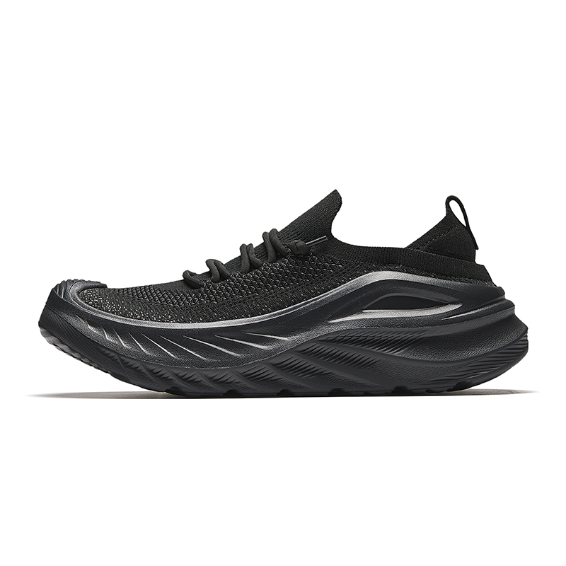 Anta Variety Training Collection Slip Resistant Breathable Coverage Low Top Training Shoes Men's Black