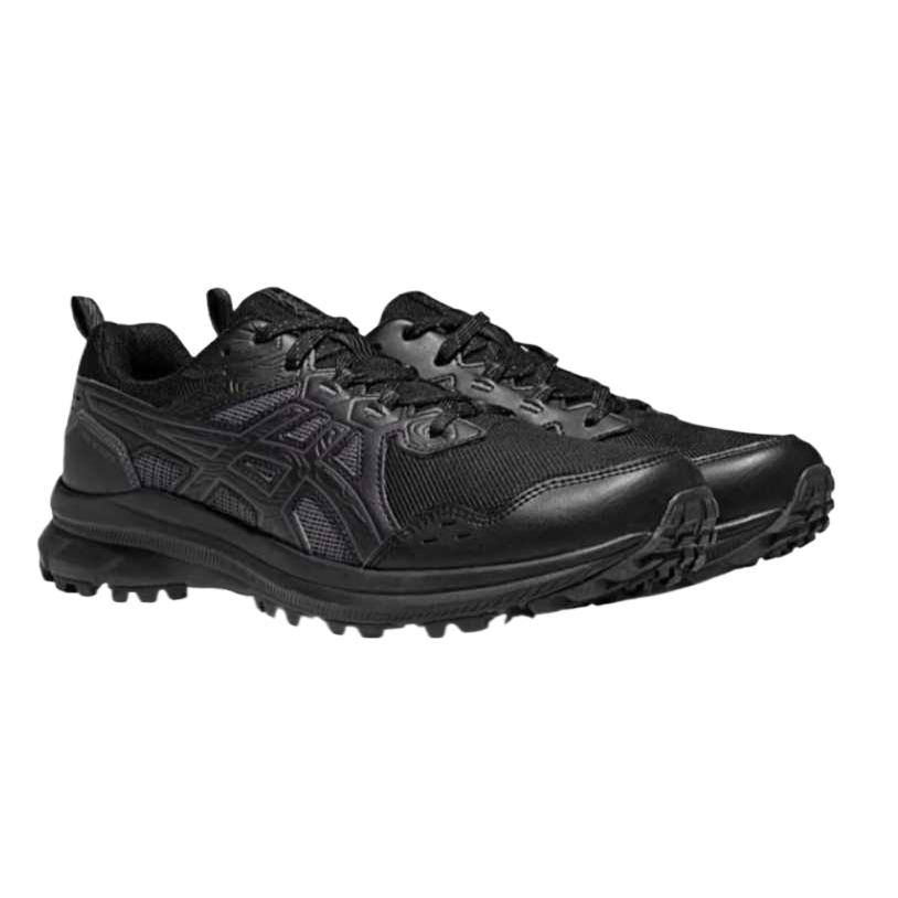 Asics Trail Scout 3 Breathable Low Top Hiking Shoes Unisex Black Blue