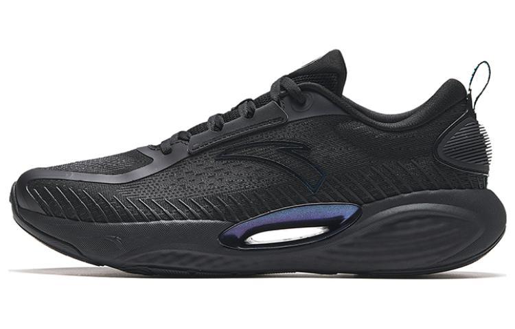 Anta Shu Bomb Cushioned Slip-Resistant Abrasion-Resistant Low-Top Running Shoes Men's Black