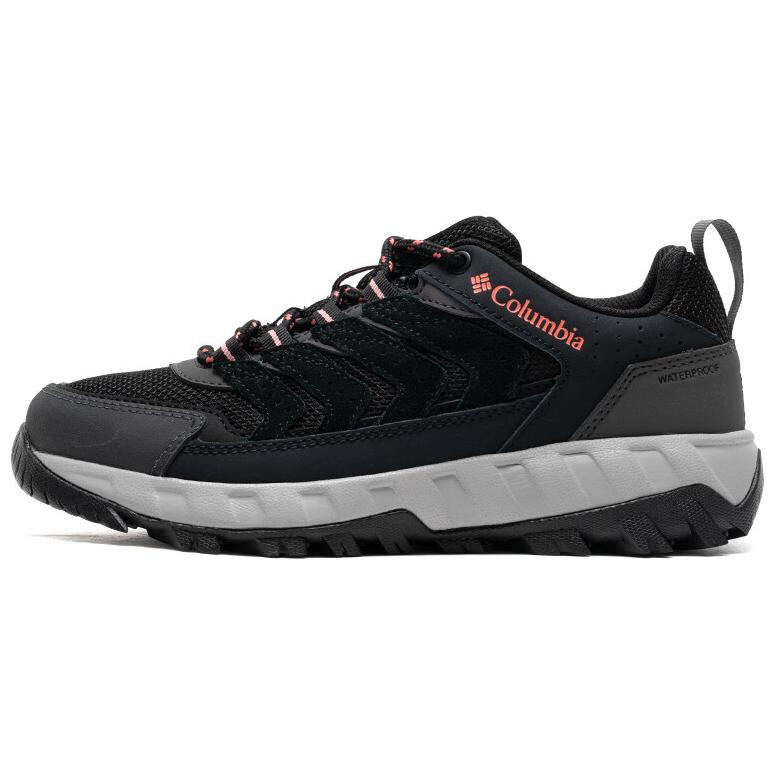 Columbia Strata Trail Anti-Slip Wear-Resistant Low-Top Hiking Shoes Women's Black