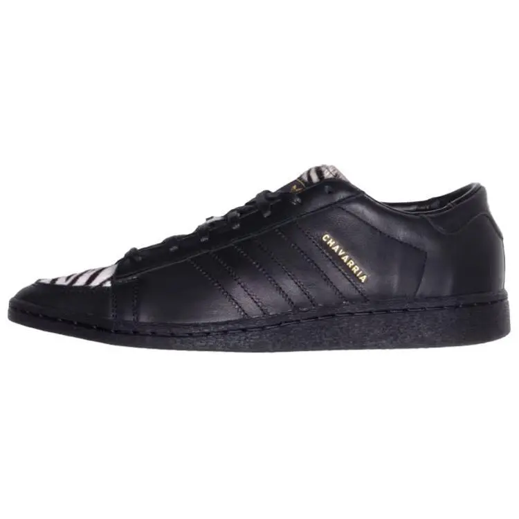 Willy Chavarria x Adidas Originals JABBAR Slip Resistant Abrasion Resistant Low top Skateboard Shoes Unisex Black