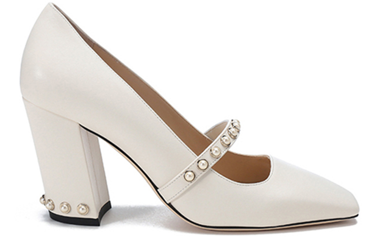 Jimmy Choo High Heels Women's Milk White