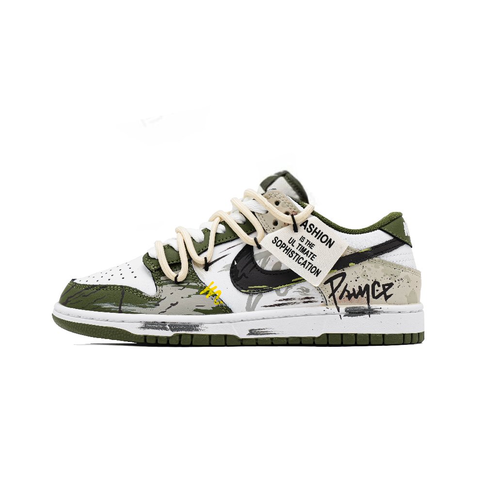 Nike Dunk No Man's Land Cushioning, Wear Resistant Low Top Skateboard Shoes Unisex Khaki