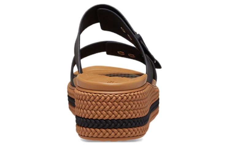 Crocs Brooklyn Woven Buckle Sandals 'Black Brown' Women's купить в интернет-магазине Yoocart с быстрой доставкой по России.