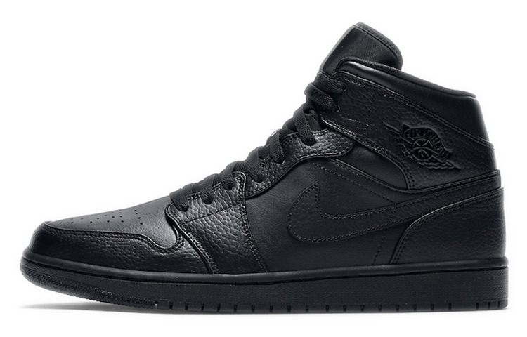Air Jordan 1 Mid 'Triple Black' 2020