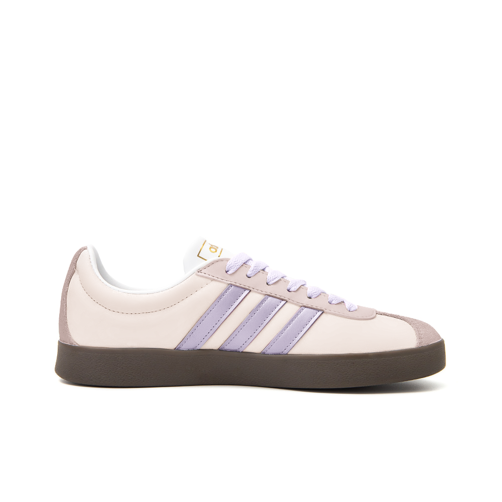Adidas Neo VL Court 2.0 Anti-Slip Wear-Resistant Low-Top Skateboard Shoes Unisex Pink Purple