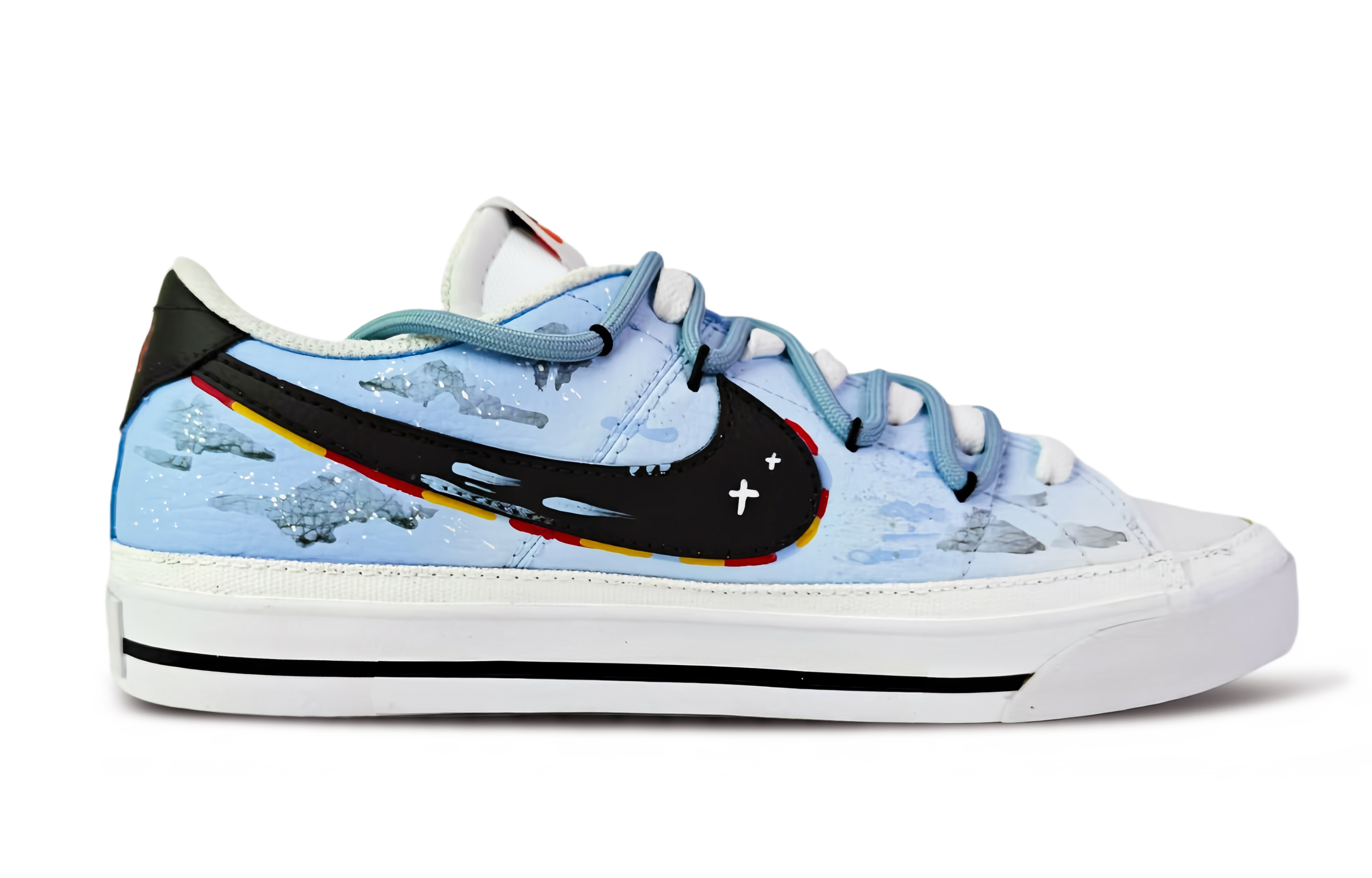 Nike Court Legacy Walking In Space Cushioning Low top Skateboard Shoes Unisex Sky Blue купить в интернет-магазине Yoocart с быстрой доставкой по России.