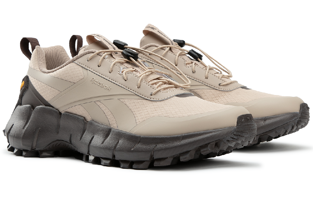 Reebok Slip Resistant, Abrasion Resistant, Waterproof Low Top Running Shoes Unisex Brown
