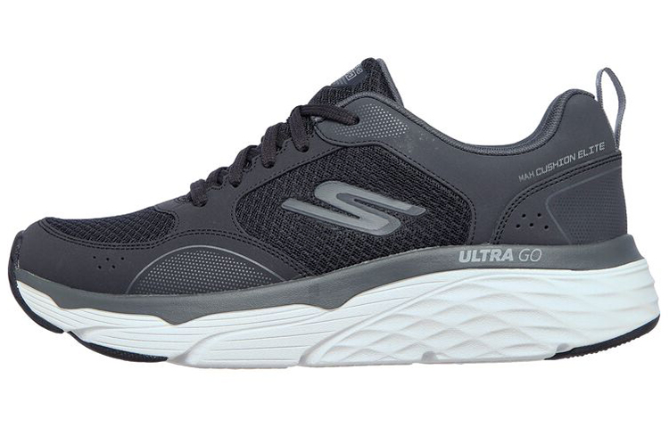 Skechers Max Cushioning Elite Rivalry Low-Top Training Shoes Men's Black