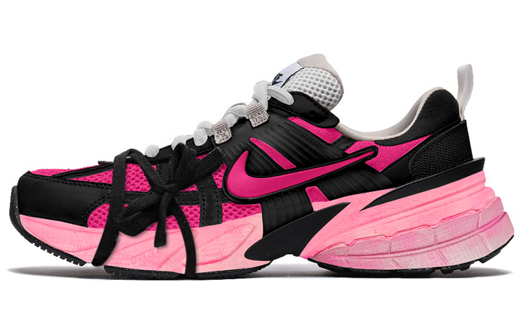 Nike V2K Run Low-Top Running Shoes Women's Pink Black
