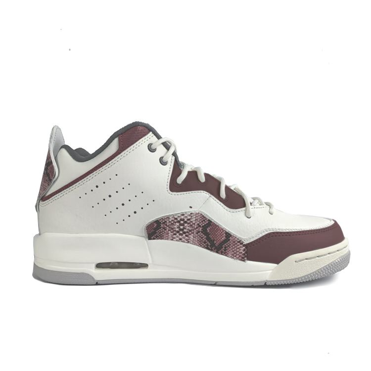 Jordan Courtside 23 Cushioned Slip-Resistant Mid-Top Vintage Basketball Shoes Men's Red White Gray купить в интернет-магазине Yoocart с быстрой доставкой по России.