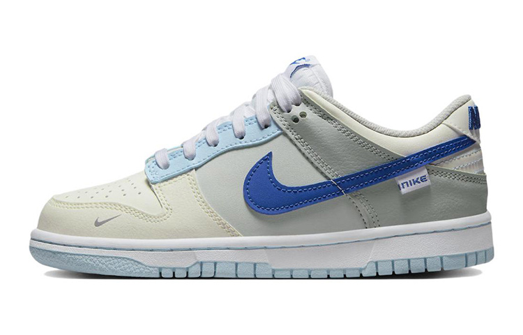 Nike Dunk Low Ivory Hyper Royal Low-Top Skateboard Shoes GS Blue Gray White купить в интернет-магазине Yoocart с быстрой доставкой по России.