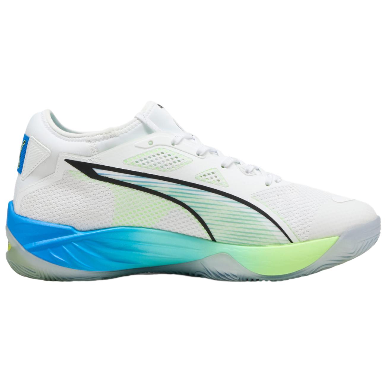 PUMA Eliminate Nitro Sqd 4 Breathable Support Training Shoes Unisex White Green