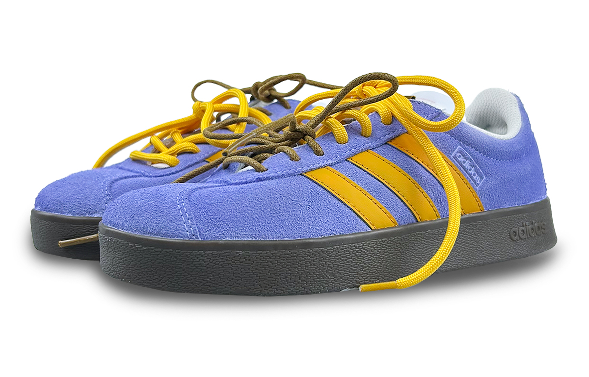 Adidas Neo VL Court 2.0 Low-Top Skateboard Shoes Unisex Yellow Purple купить в интернет-магазине Yoocart с быстрой доставкой по России.