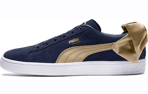 PUMA Suede Bow Varsity Peacoat Women's