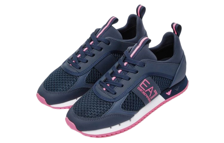 EMPORIO ARMANI Casual Shoes Unisex Low top Marine Blue купить в интернет-магазине Yoocart с быстрой доставкой по России.