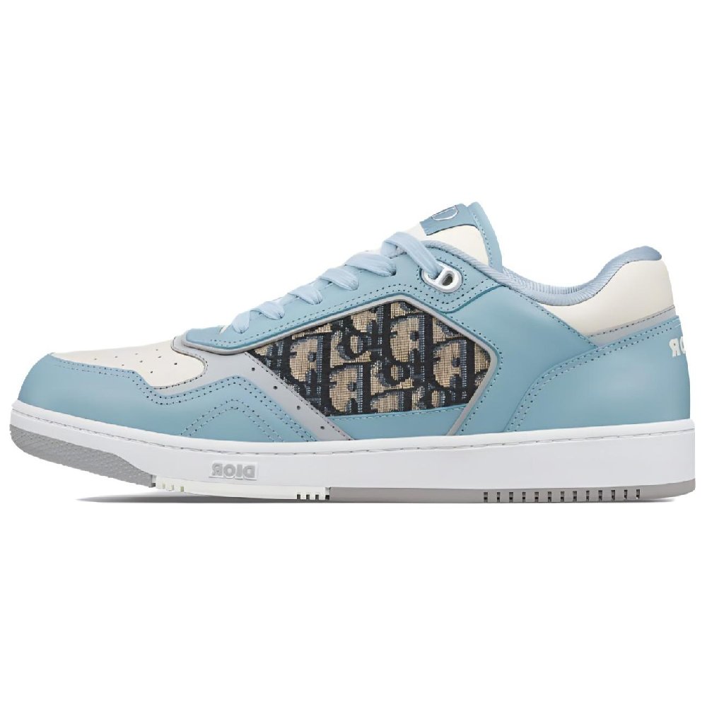 DIOR B27 Low Light Blue Cream Smooth Calfskin