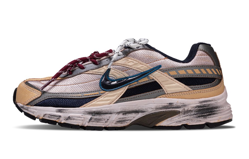 Nike Initiator Cushioning, Slip Resistant, And Abrasion Resistant Low Top Running Shoes Men's Brown