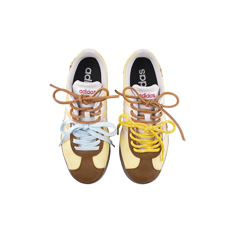 Adidas VL COURT 2.0 Cushioning, Wear Resistant Low Top Skateboard Shoes Unisex Yellow Brown купить в интернет-магазине Yoocart с быстрой доставкой по России.