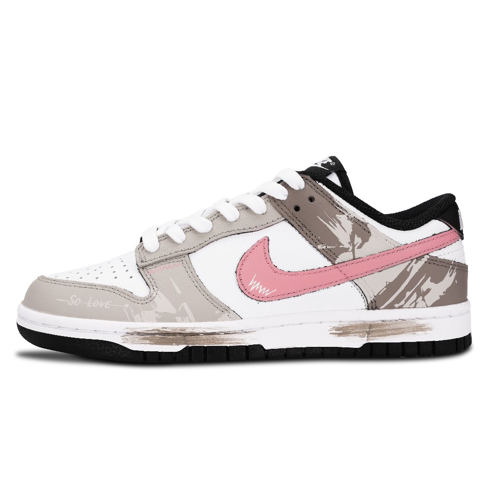 Nike Dunk Cloudy Delight Abrasion Resistant Low Top Skateboard Shoes Unisex Brown