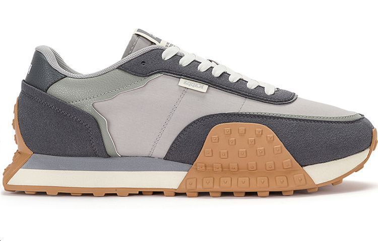 Kappa Anti Slip Wear Resistant Low Top Running Shoes Unisex Premium Gray купить в интернет-магазине Yoocart с быстрой доставкой по России.
