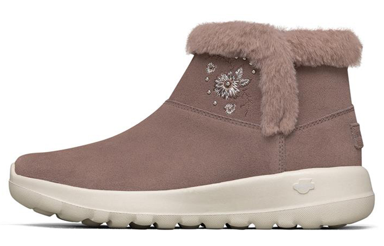 Skechers ON THE GO Short Snow Boots Women's Purple Lilac