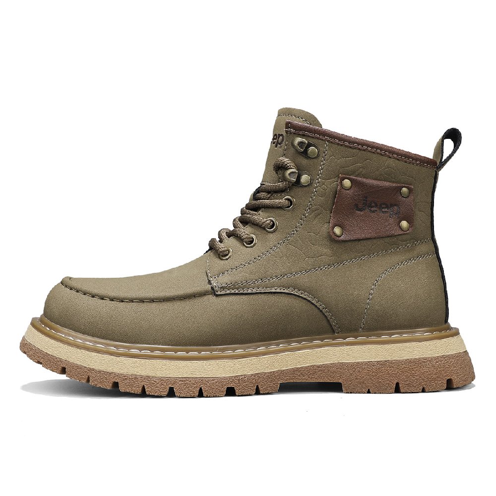 Jeep Crew Martin Boot Men's Khaki