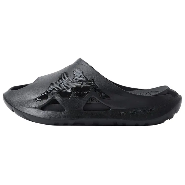 Kappa Slip Resistant Abrasion Resistant Slide Slippers Unisex Black